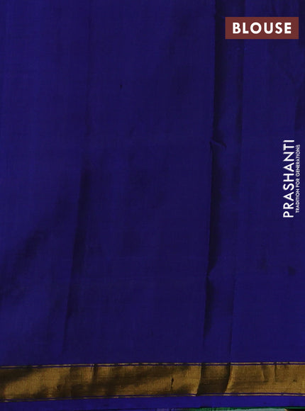 Rajkot patola silk saree dark pink and green blue with allover ikat weaves and ikat woven zari border