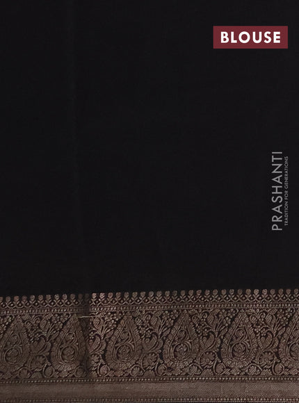Chanderi silk cotton saree brown and coffee brown with allover prints and banarasi style border