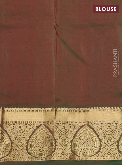 Pure soft silk saree pink and light green with allover zari woven buttas and zari woven border