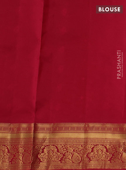 Pure soft silk saree purple and maroon with allover zari woven buttas and zari woven border