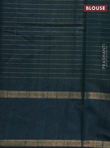 Pure dupion silk saree lime yellow and bottle green with allover zari checked pattern and temple design rettapet zari woven border