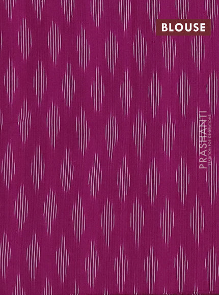 Chettinad cotton saree pastel maroon shade and purple with plain body and thread woven border
