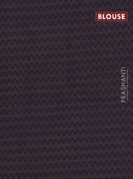 Chettinad cotton saree rosy brown and wine shade with thread woven buttas and zari woven simple border