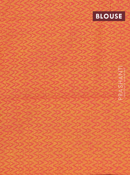 Chettinad cotton saree dual shade of wine and pink yellow with thread woven buttas and thread & zari woven border
