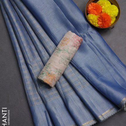 Collection image for: Semi Tussar With Embroidery work