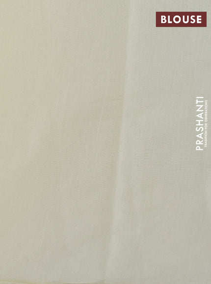 Mul chanderi saree pale yellow with allover embroidery work and crocia lace work border