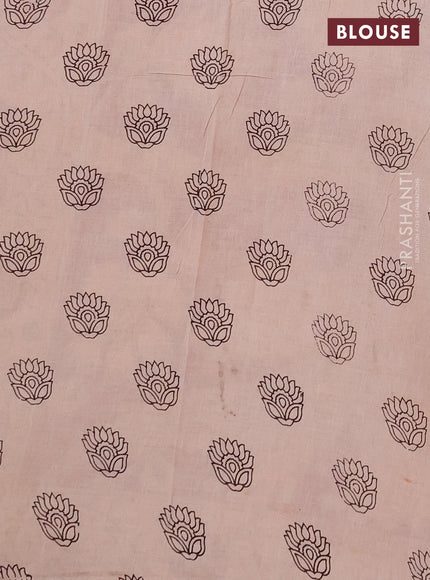 Kalamkari cotton saree yellow and maroon with allover prints and pichwai printed border