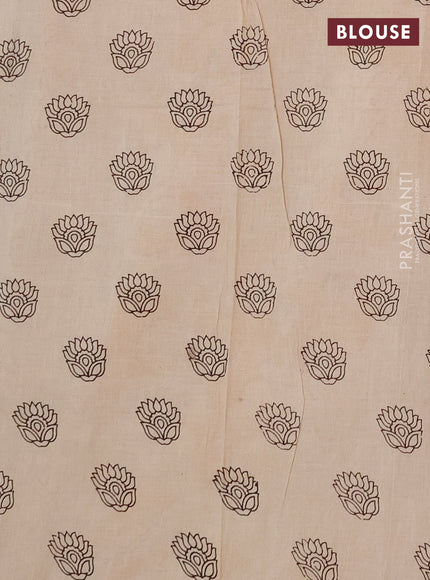 Kalamkari cotton saree wine shade and yellow with allover prints and pichwai printed border