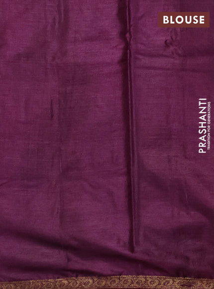 Banarasi tussar silk saree pink with allover thread & zari woven buttas and small woven border