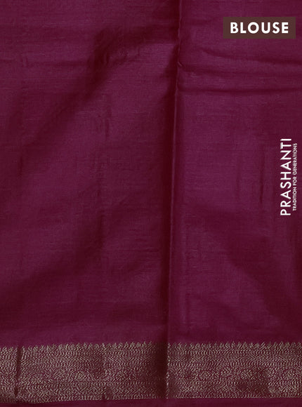 Banarasi tussar silk saree pink with allover thread & zari weaves and woven border