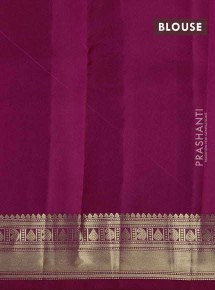 Kanchipuram silk saree pink with allover zari woven buttas and rich zari woven border