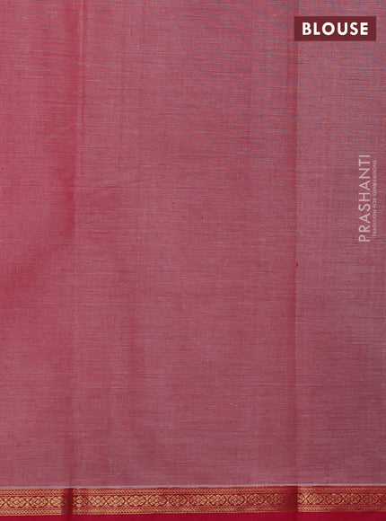 Kanchi cotton saree pink shade and pink with zari woven buttas and zari woven border