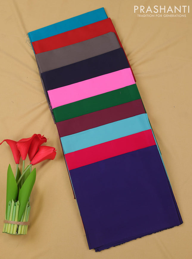 Silk blouse bit mulite colour and pach of 10
