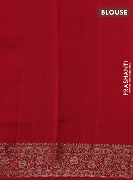 Chiniya silk saree purple and maroon with allover thread & zari woven buttas and woven border