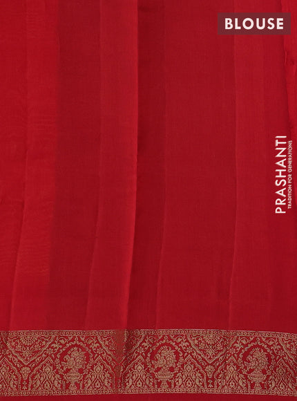 Chiniya silk saree mustard yellow and maroon with allover geomatric zari weaves and woven border