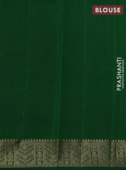Chiniya silk saree deep purple with allover thread & zari woven buttas and woven border