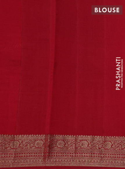 Chiniya silk saree deep purple and maroon with allover thread & zari woven buttas and woven border