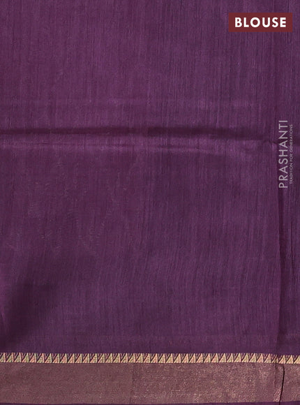 Munga tussar silk saree wine shade with allover ikat prints and zari woven border