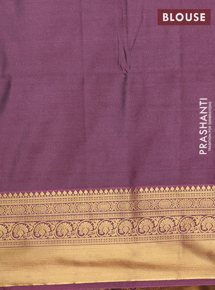 Semi soft silk saree mild pista green and dual shade of pink shade with allover zari weaves & buttas and rich zari woven border