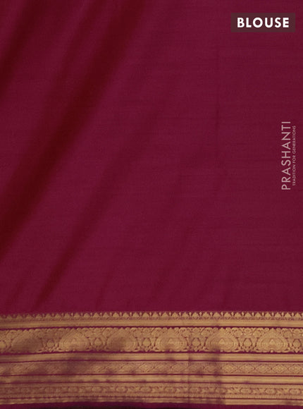 Semi soft silk saree red and purple with allover zari woven buttas and zari woven border