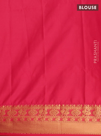 Semi soft silk saree pastel pink and tomato pink with allover zari woven buttas and zari woven border