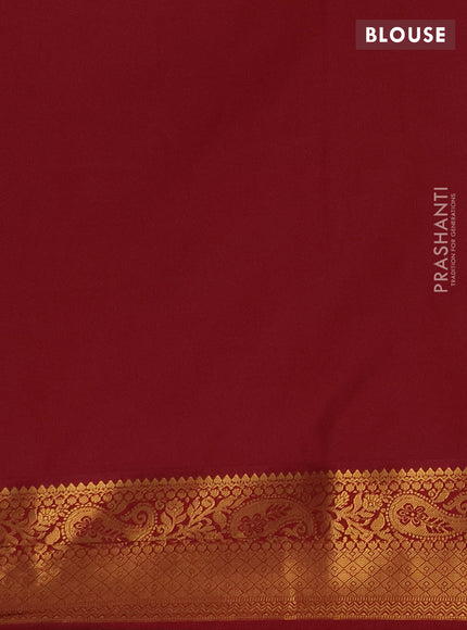 Semi soft silk saree light pink and maroon with allover zari weaves & buttas and zari woven border