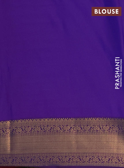 Semi soft silk saree pink and purple with allover zari woven buttas and zari woven border