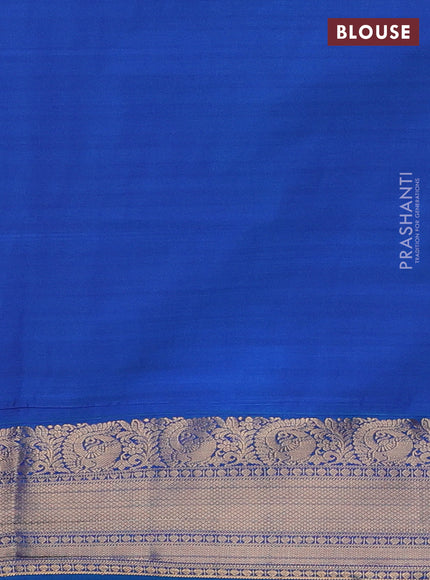 Semi soft silk saree pink and cs blue with allover zari woven buttas and zari woven border