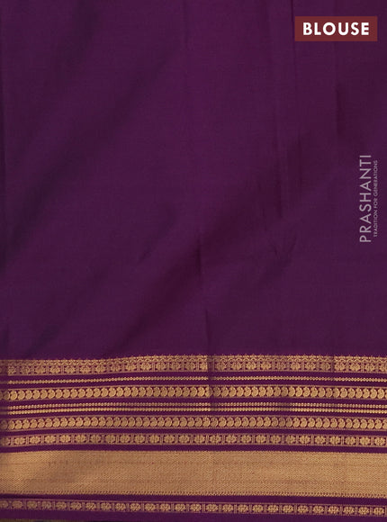 Semi soft silk saree light pink and purple with allover zari woven buttas and zari woven border