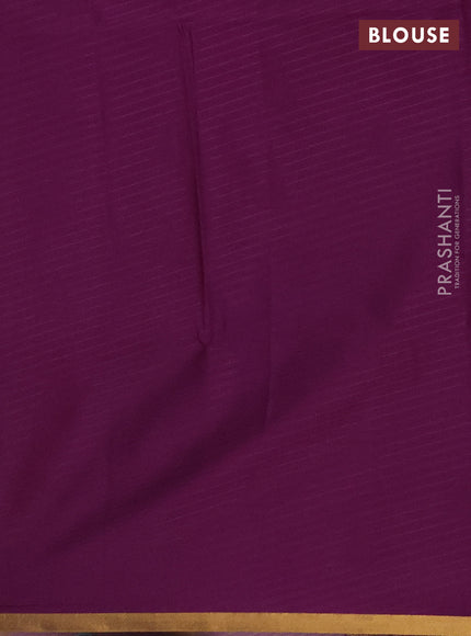 Semi soft silk saree pastel pink and purple with allover temple design zari woven buttas and zari woven piping border