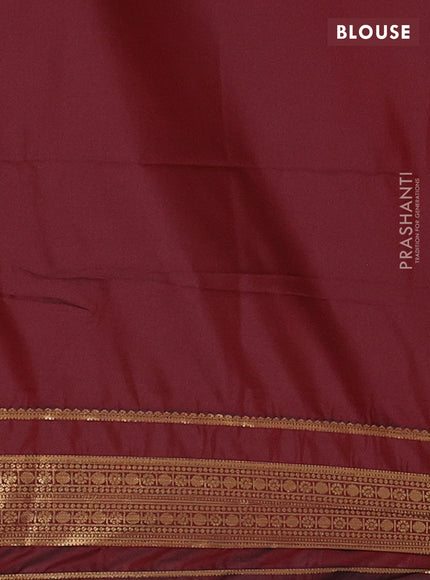 Semi soft silk saree red and deep maroon with allover zari woven buttas and zari woven border