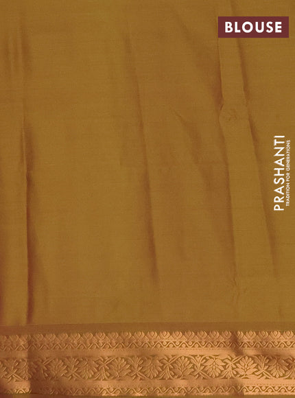 Semi soft silk saree light pink and lime green with zari woven buttas and zari woven border