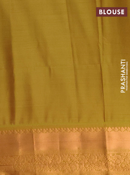 Semi soft silk saree maroon and dual shade of greenish maroon with allover zari weaves & buttas and rich zari woven border