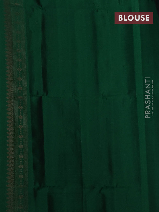 Pure soft silk saree yellow and green with allover thread & zari brocade weaves in borderless style