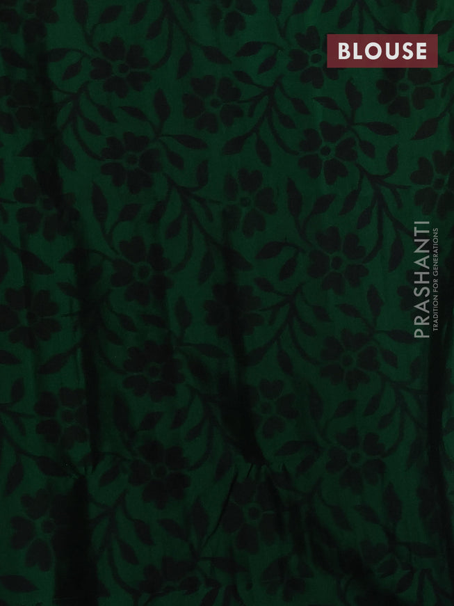 Pure soft silk saree lime yellow and green with allover copper zari weaves and ikat style border