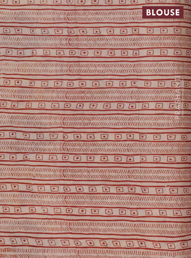 Kalamkari cotton saree black and maroon with allover prints and printed border