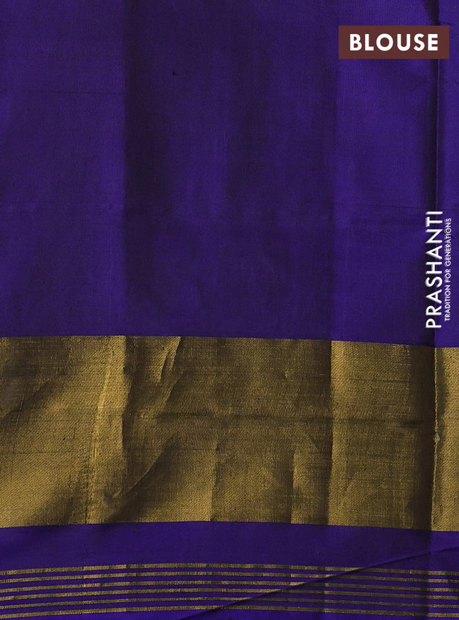 Rajkot patola silk saree pink and blue with allover ikat weaves and ikat woven border