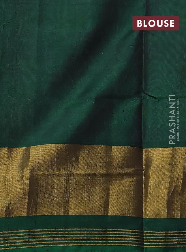 Rajkot patola silk saree pink and green with allover ikat weaves and ikat woven border