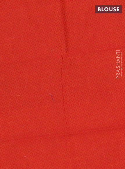 Chettinad cotton saree purple and red with thread woven buttas and thread woven border