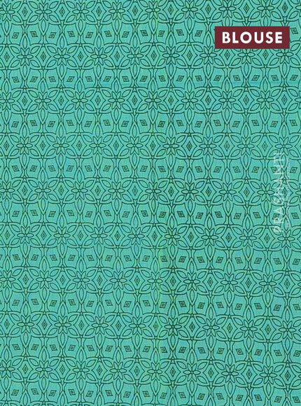Chettinad cotton saree magenta pink and teal green with thread woven buttas and zari woven border