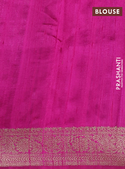 Banarasi raw silk saree pastel green and pink with thread & zari woven buttas and woven border