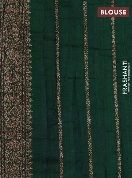 Banarasi raw silk saree pastel purple and green with thread & zari woven buttas and woven border