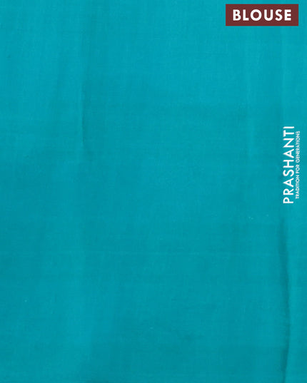 Pure soft silk saree lime yellow and teal green with allover paalum pazhamum checks in borderless style