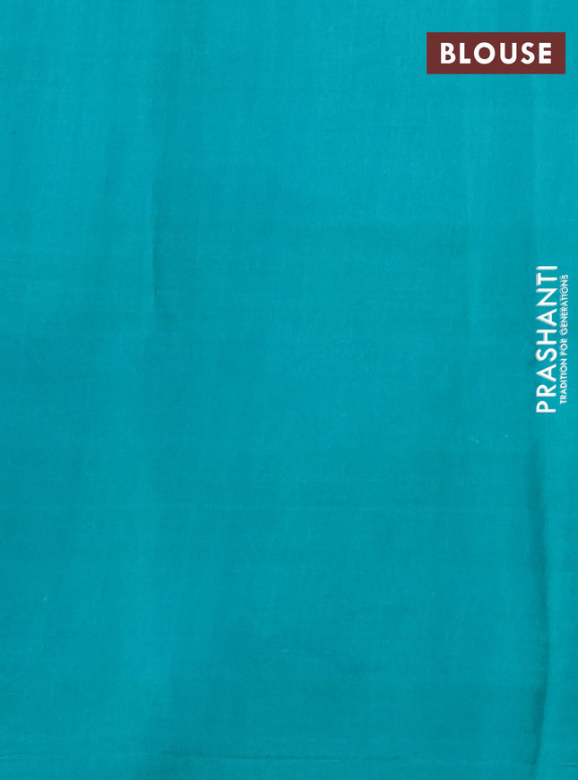 Pure soft silk saree lime yellow and teal green with allover paalum pazhamum checks in borderless style