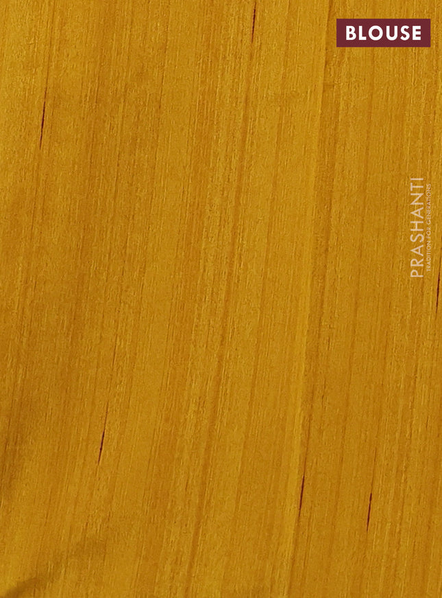 Kota saree beige and mustard yellow with kalamkari applique work