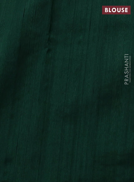 Kota saree beige and green with floral applique work