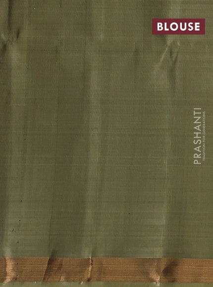 Ikat soft silk saree lime yellow and elaichi green with allover ikat woven buttas and zari woven border