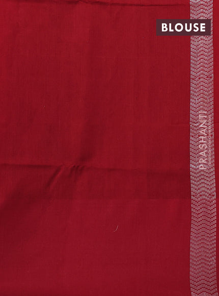 Kora jamdhani silk saree purple and maroon with allover jamdhani weaves and zari woven border