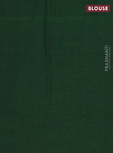 Chettinad cotton saree pink and dual shade of green with thread woven buttas and peacock zari woven border
