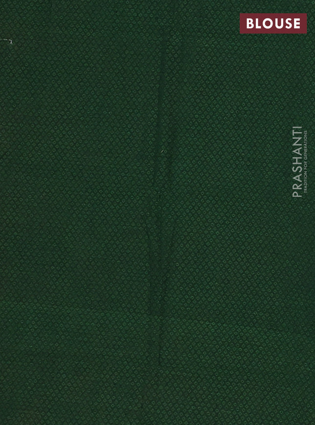 Chettinad cotton saree peach pink and dual shade of green with thread woven buttas and peacock zari woven border